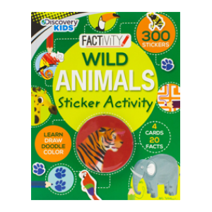 WILD ANIMALS Sticker Activity